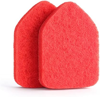 Moku Home Replacement Scrubber Refill 2X Red Sponges for Extendable Brush