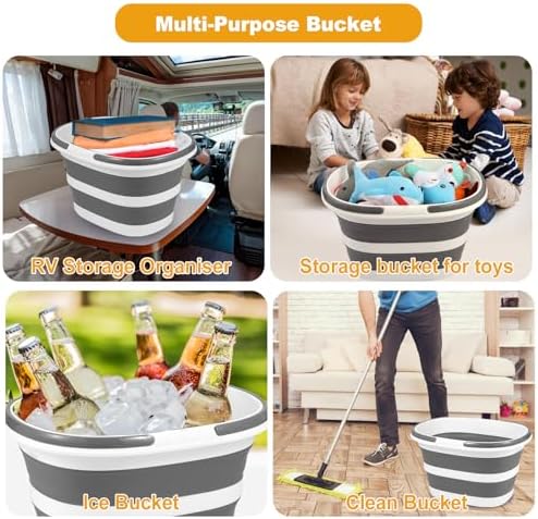 COKIHOM Collapsible Mop Bucket with Handle