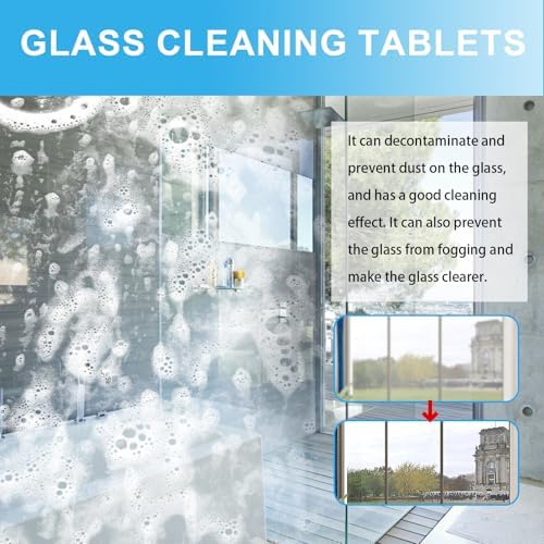 Glass Cleaning Tablets with Anti-Fog Effect 20 Pieces