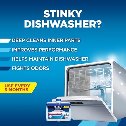 Finish Dishwasher Cleaner Liquid 3 Month Supply 845oz 1