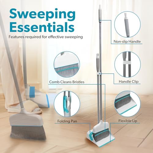 BLACKDECKER Butler Broom Dustpan Set