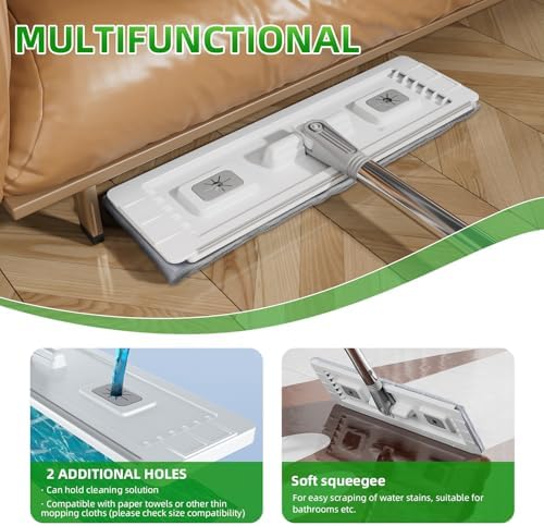 ZJSYJJ 2-Tank Mop Bucket Set with Wringer 1