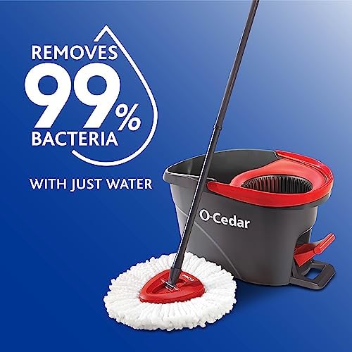 O-Cedar EasyWring Microfiber Spin Mop with Bucket 1