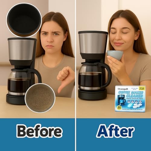 Coffee Machine Cleaner Descaler Tablets48 Count