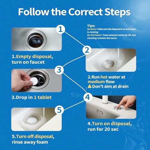 OrientLeaf Garbage Disposal Cleaner Tablets 20g 12 Pack 1