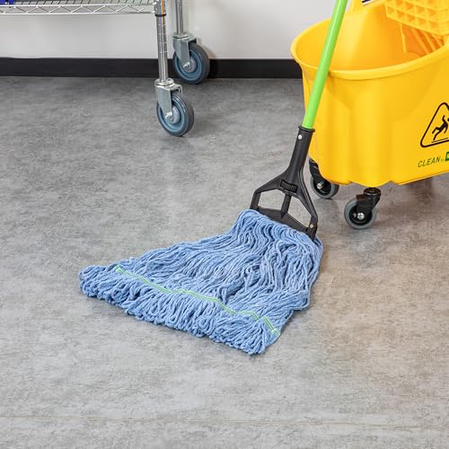 Restaurantware Mop Head Refill - 24 Ounce Cotton Blend Machine Washable 1