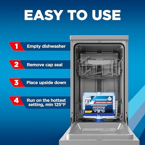 Finish Dishwasher Cleaner Liquid 3 Month Supply 845oz 1