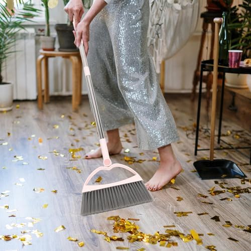 1 Set Pp Plastic Broom and Dustpan for Kids