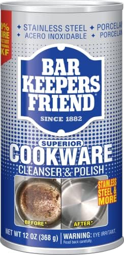 Bar Keepers Friend Superior Cookware Cleanser Polish - 12 Ounces