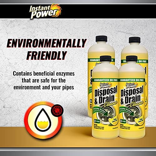 Instant Power Disposal Cleaner with Fresh Lemon Scent