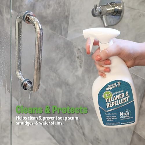 Danco Liquid Rhyno 2-in-1 Shower Glass Cleaner Repellent 1