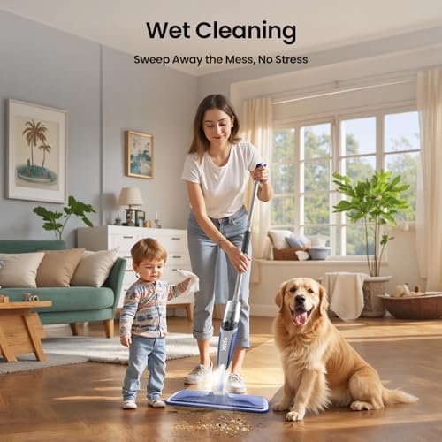 Xlife Spray Mop with 15 oz Refill and 2 Microfiber Pads