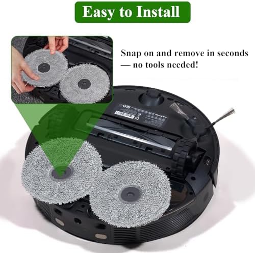 10 Pack Microfiber Mop Pads for Dreame Vacuums 1