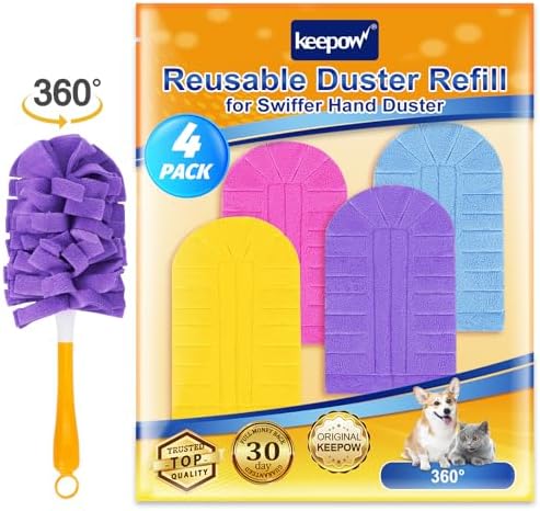 KEEPOW Reusable Duster Refill 4 Pack