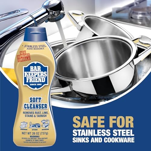 Bar Keepers Friend Soft Cleanser Liquid 2 Pack 26 oz Each