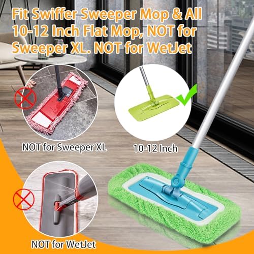 Unoutur Reusable Microfiber Mop Pads for Swiffer Sweeper