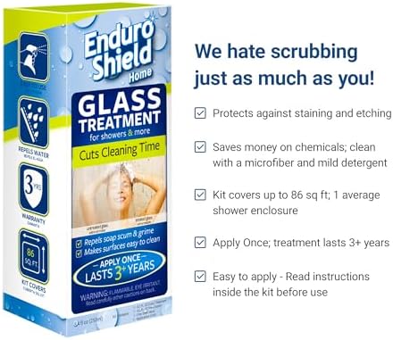 EnduroShield Glass Treatment Kit with Professional Squeegee
