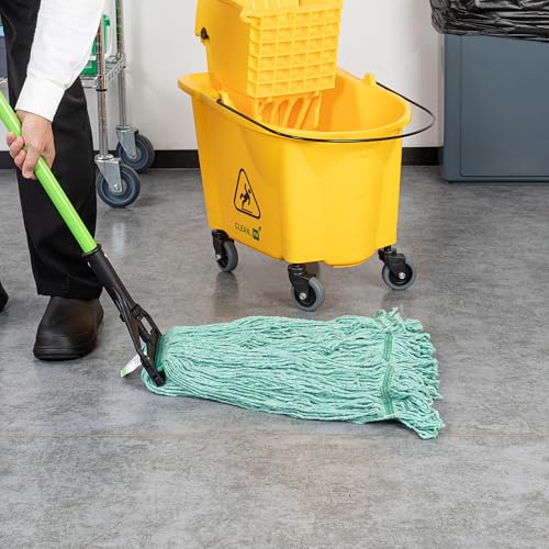 Restaurantware Mop Head Refill - 32 Ounce Cotton Blend Green
