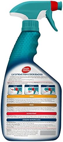 Simple Solution Extreme Cat Stain Remover 32 oz Pack of 2 1
