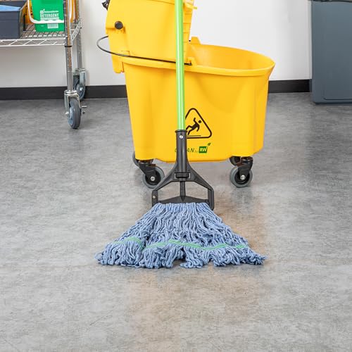 Restaurantware Mop Head Refill 16 Oz Cotton Blend Blue Looped End Machine Washable