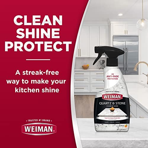 Weiman Quartz Cleaner and Polish 2 Pack with Micro Towel