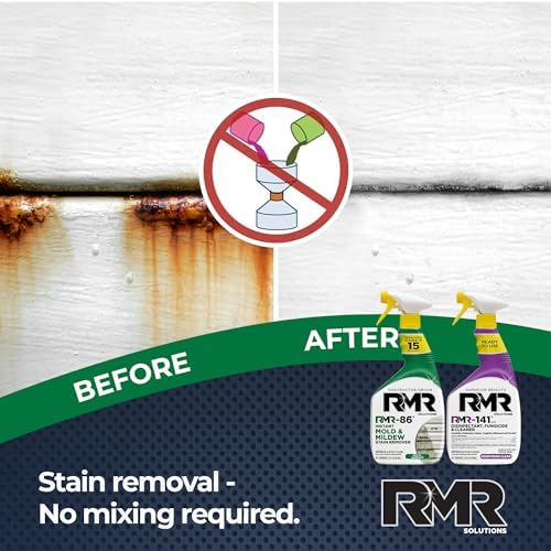 RMR Brands Mold Remover Bundle - 2 Bottles Disinfectant Stain Cleaner