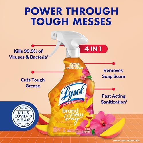 Lysol All Purpose Cleaner 32 Fl Oz Mango Hibiscus Scent