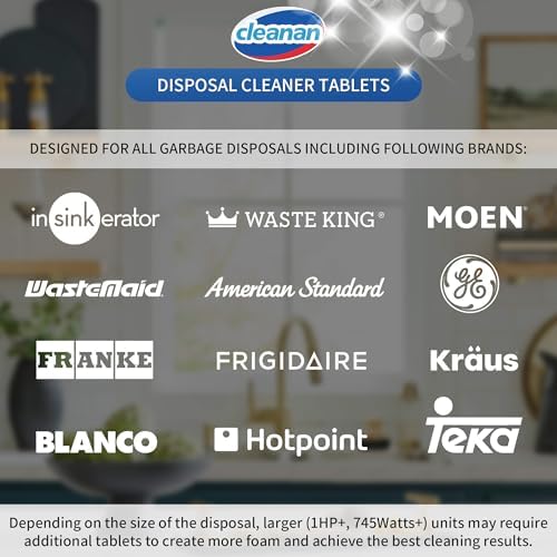 Cleanan Foaming Garbage Disposal Cleaner Tablets - 24 Pack 1