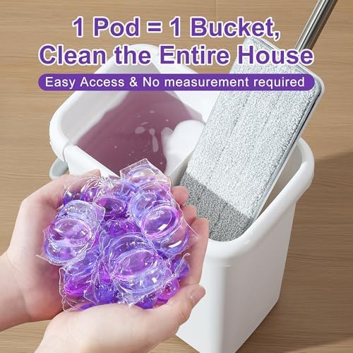 JOYMOOP Mop Bucket Set with 15 Floor Cleaner Pods