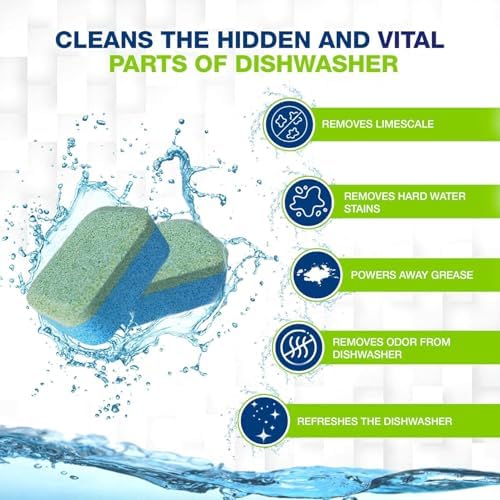 True Fresh Dishwasher Cleaner Deodorizer Tablets 18-Pack
