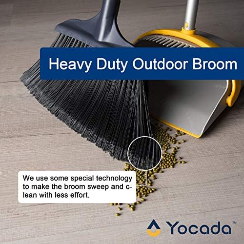 Yocada 54 Inch Heavy-Duty Broom for Outdoor Cleaning