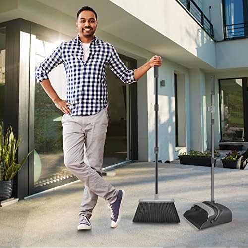 Kelamayi Broom and Dustpan Set - 3818 to 5039 Inches Extendable
