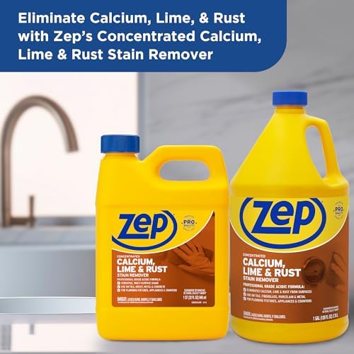 Zep Concentrated Calcium Lime Rust Remover - 32 oz Case of 12