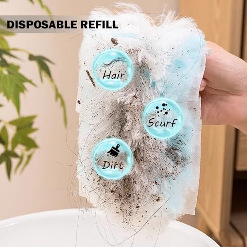 Faliuepe Disposable Dusters Refills 20 Count Blue Electrostatic