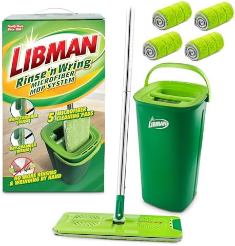 Libman Rinse n Wring Mop and Bucket System