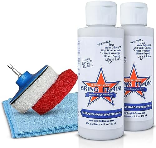 Bring It On Cleaner Water Spot Polishing Kit For Glass Windows