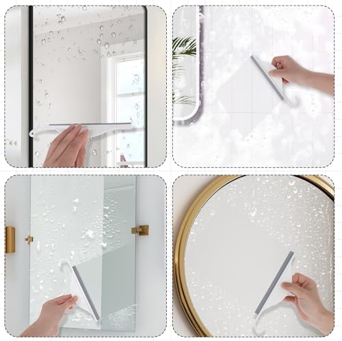 Shower Glass Cleaner Squeegee with Hanging Hook