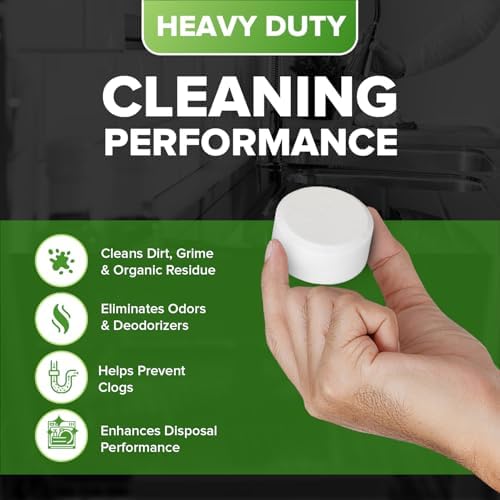 Renuv Garbage Disposal Cleaner Tablets 12 XL One Year Supply