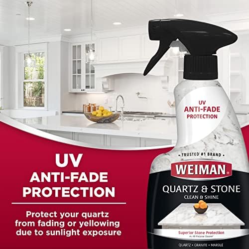 Weiman Quartz Cleaner and Polish 2 Pack with Micro Towel