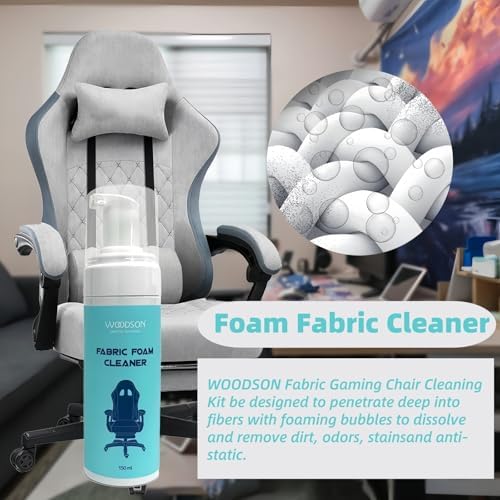 Woodson Fabric Care Kit - Cleaner Microfiber Towels for Sofas Mattresses Upholstery