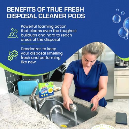 True Fresh Garbage Disposal Cleaner Powder 24-Pack
