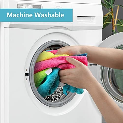 HOMEXCEL 8-Pack Microfiber Cleaning Cloths
