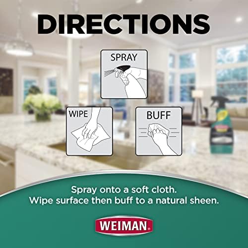 Weiman Disinfecting Granite Cleaner Polish Value Pack 1