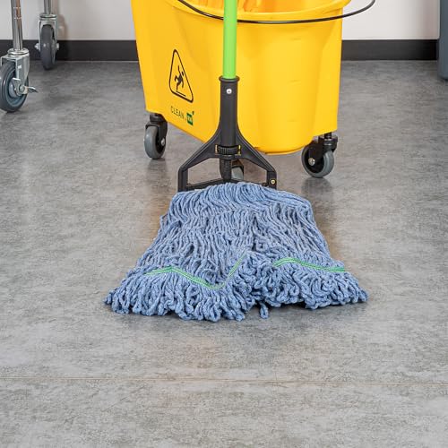 Restaurantware MOP Head - 32 Ounce Cotton Blend Machine Washable Loop End Refill