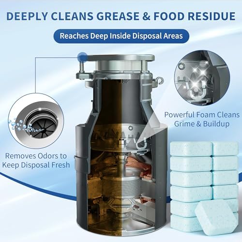 Cleanan Foaming Garbage Disposal Cleaner Tablets - 24 Pack 1