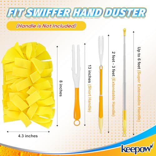 KEEPOW Reusable Duster Refill 4 Pack