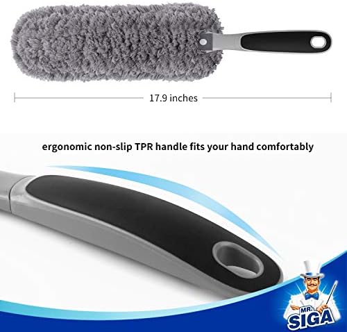MRSIGA Lint Free Microfiber Duster for Household Cleaning