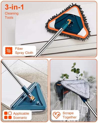 RUZYEDAL Wall Cleaner with 85 Long Handle