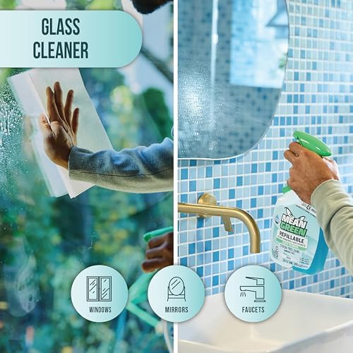 Mean Green Refillable Ultra Powered Concentrate Glass Cleaner Fresh 143 Ounce