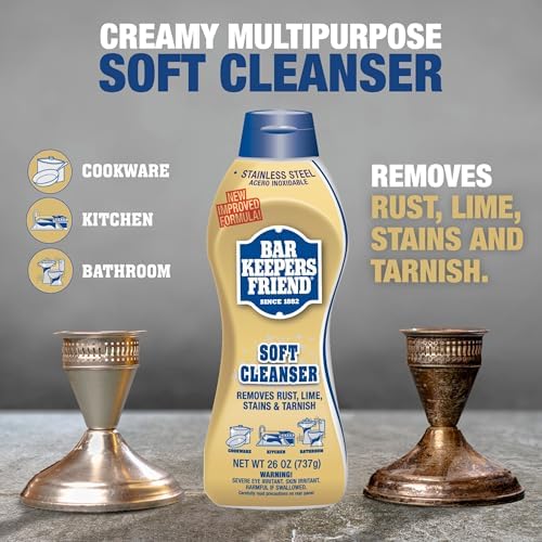 Bar Keepers Friend Soft Cleanser Liquid 2 Pack 26 oz Each